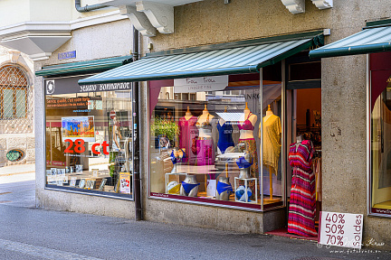 Colourful shop window
