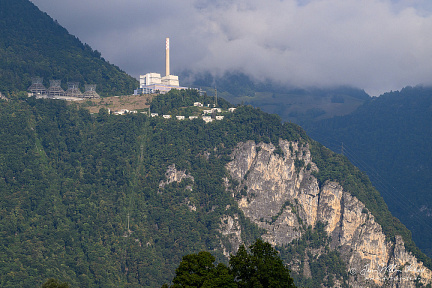Former Chavalon (Vouvry) oil-fired power plant
