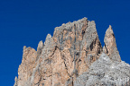 Close-up of the Fünffingerspitze (Cinque Dita), part of the Langkofel Group mountain massif