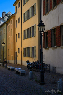 Rue Saint-Théodule with in the background  Basilique de Valère